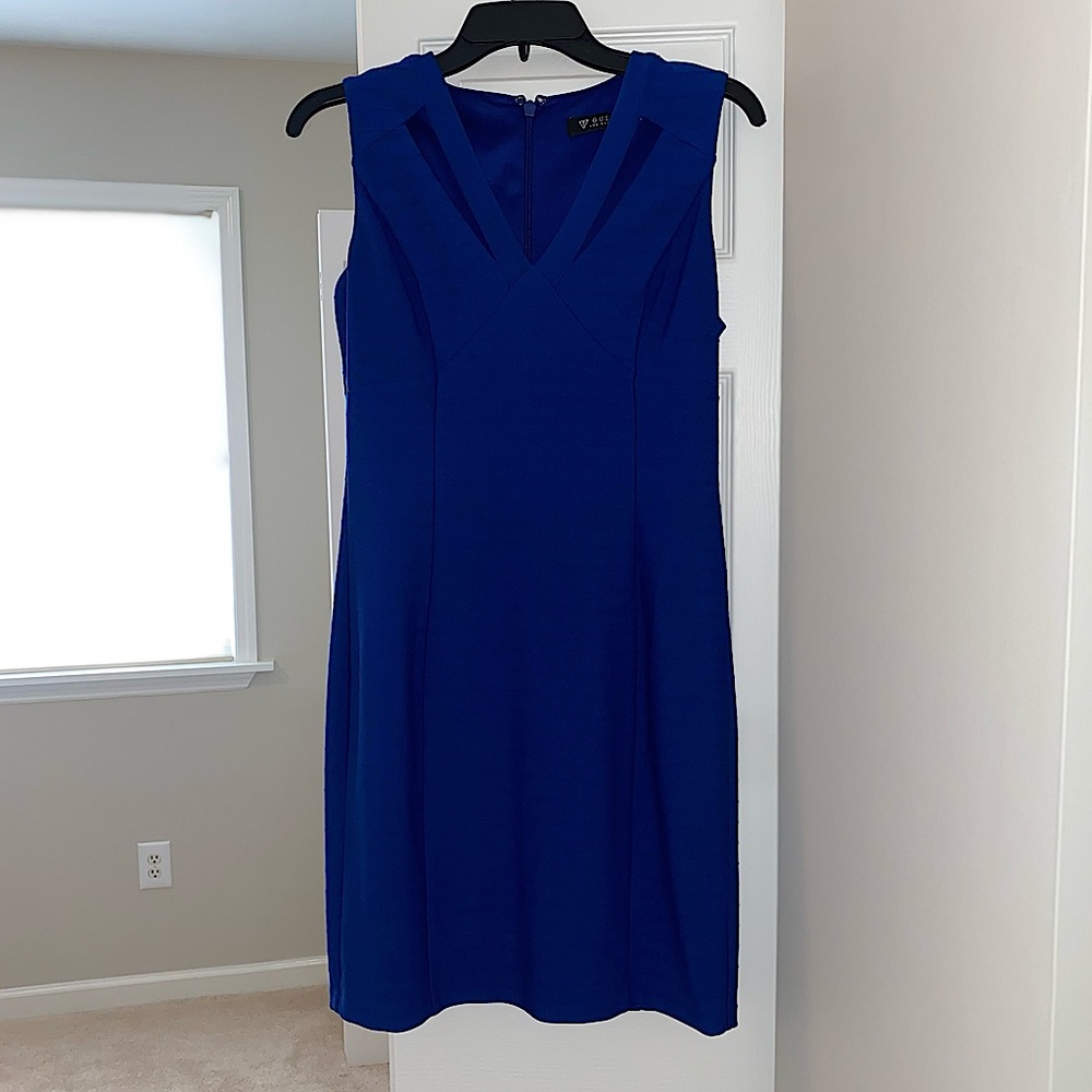 Guess Royal Blue Mini Dress. Size 8.